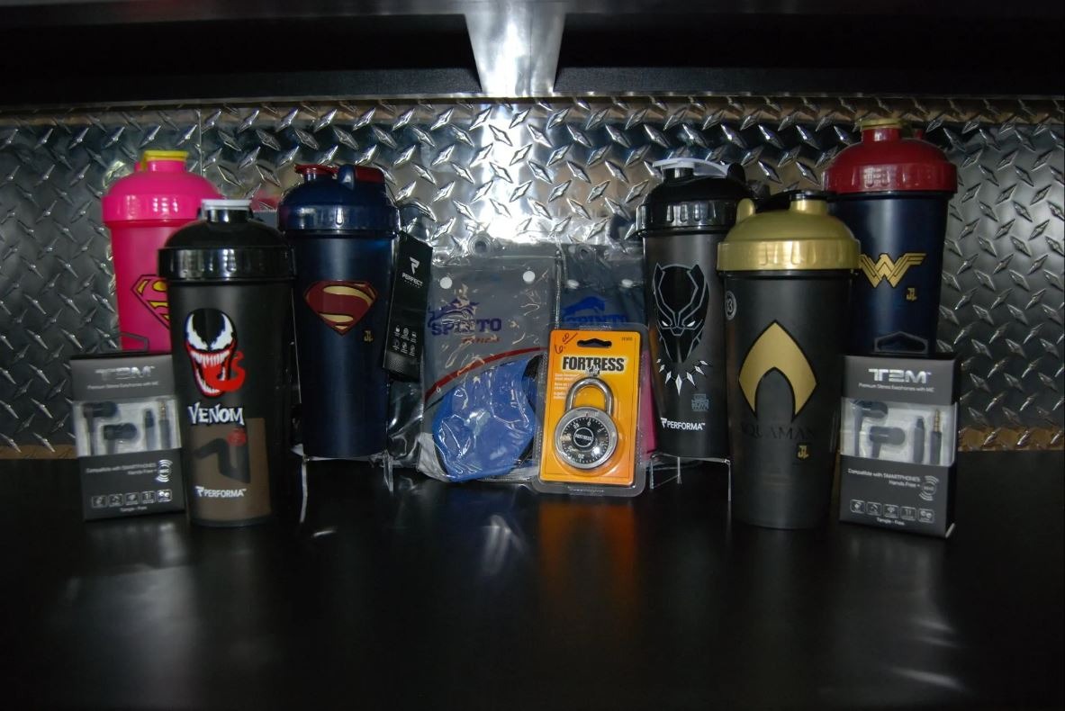 Merchandise available at Unlimited Fitness LLC